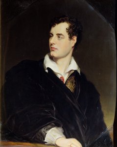 Lord Byron Thomas Phillipsin vuonna 1814 (katso 41918), 1844 (emali) maalaaman muotokuvan jälkeen